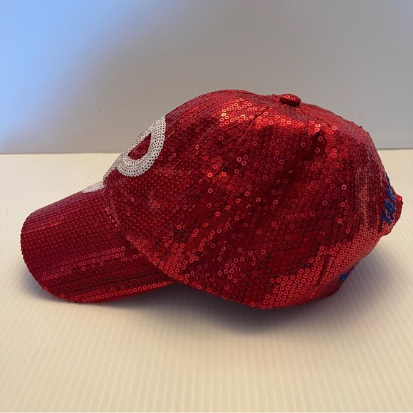 Phillies - Victoria's Secret PINK Sequin Cap Baller Hat Retired Rare - Picture 2 of 8
